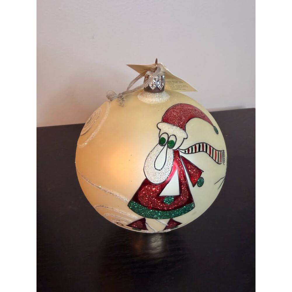 Santa Ornament - Basia Hand Crafted Poland - 4"